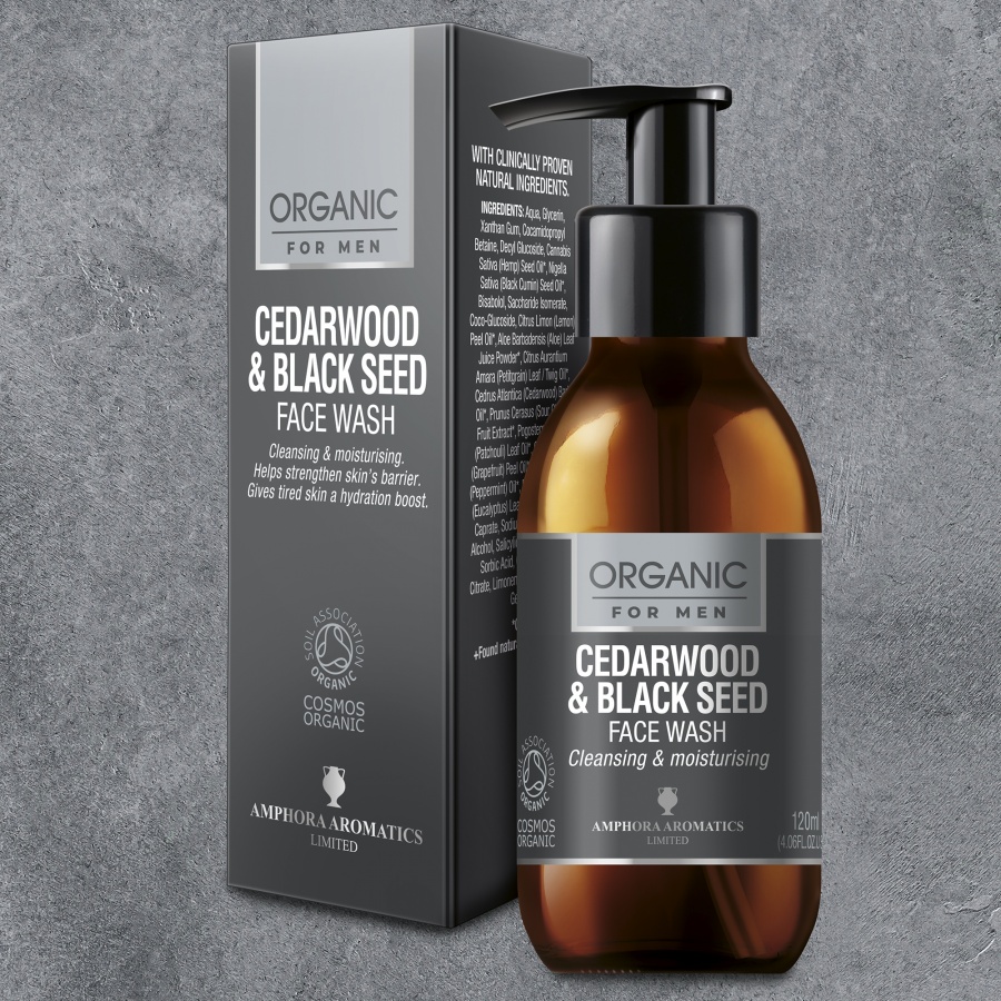 Amphora Aromatics Cedarwood and Black Seed Face Wash 120 m